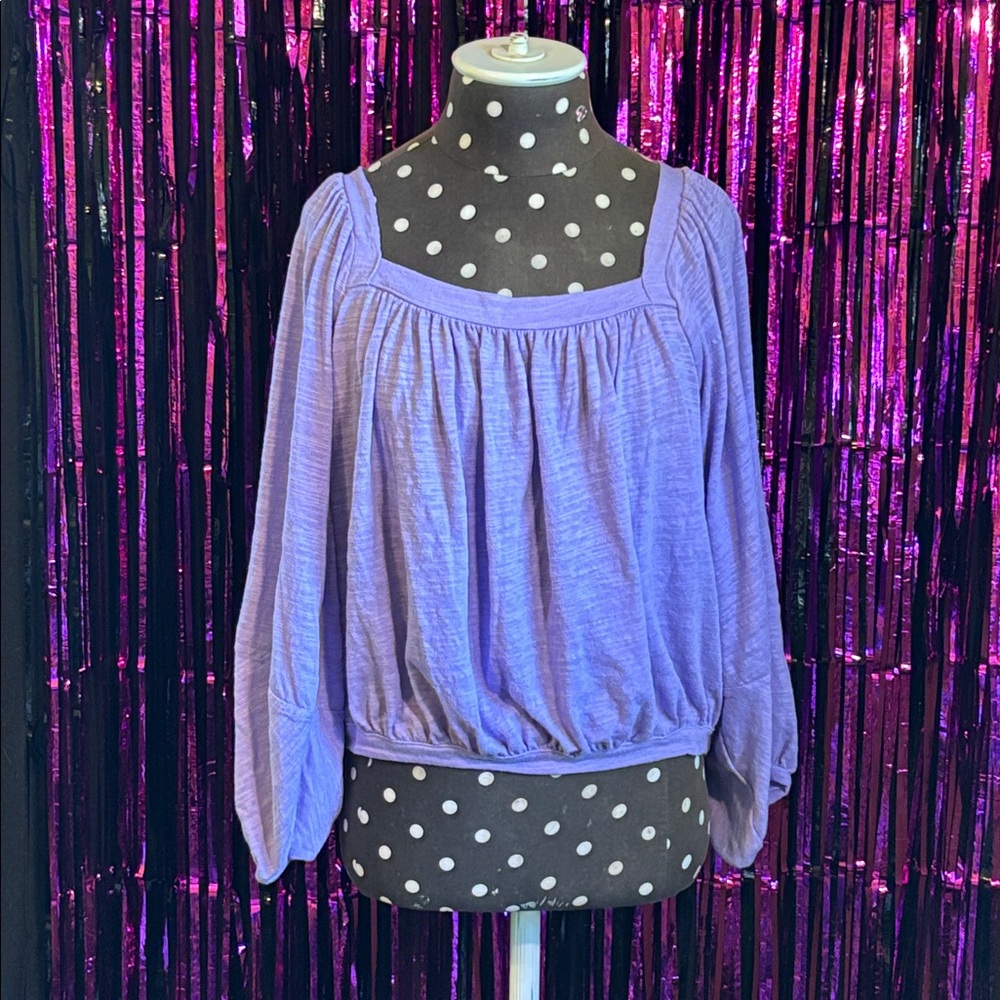 {Free People} Casual Purple Top - Picture 1 of 3